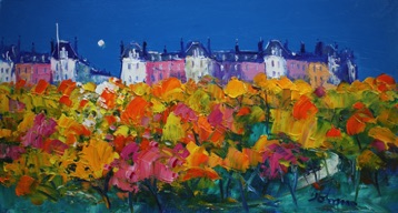 Autumn eveninglight looking to  Park Terrace 10x18